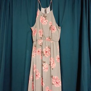 Floral summer maxi dress